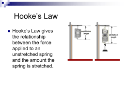 Hooke’s Law - MrReid.org