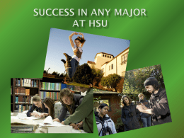 Academic Planning - Humboldt State University