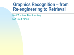 Graphics Recognition – from Re
