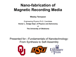 Nano-fabrication of Patterned Media