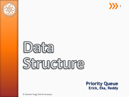 Syllabus of Data Structure - Sekolah Tinggi Teknik Surabaya