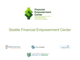 Seattle Financial Empowerment Center