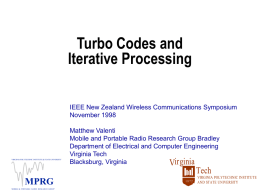 The Turbo Decoding Principle Tutorial Introduction and