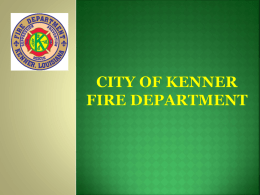 City of Kenner-Proposed MilLage election