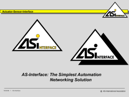 AS-Interface Imagepresentation