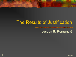 The Results of Justification