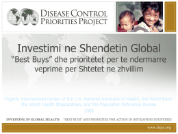 Investing in Global Health