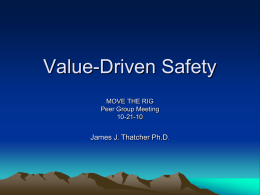 Value-Driven Safety