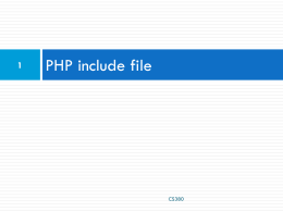 PHP File Input/Output - Jacksonville University
