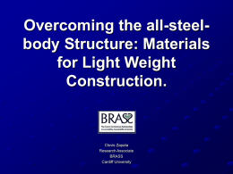 Overcoming the all-steel-body Structure: Materials for