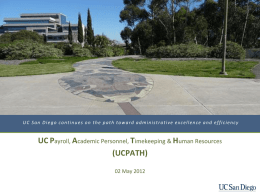 2012 04 UCPath Program Overview and Update - Blink