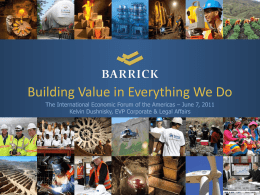 Building Value in Everything We Do