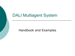 DALI Multiagent System