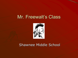 Mr. Freewalt’s 7th Grade Social Studies