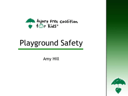 Playground Safety - Injury Free Coalition for Kids