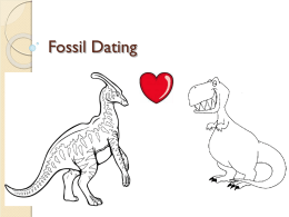 Fossil Dating - Town of Mansfield, Connecticut