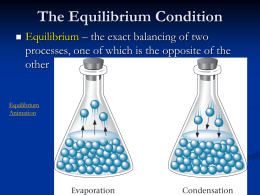 Section 18.2 Reversible Reactions and Equilibrium