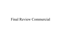 Final Review Commercial - Kansas State University