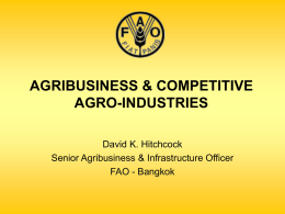 Agribusiness & Competitive Agro