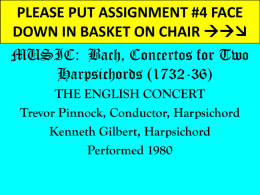 PLEASE PUT ASSIGNMENT #4 FACE DOWN IN BASKET ON …