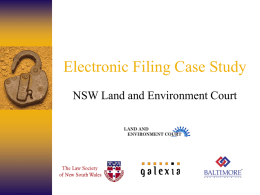 Electronic Filing Case Study