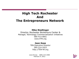 High Tech Rochester “MIT”, August 31, 2004
