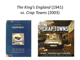 Crap Towns Vs. The King’s England