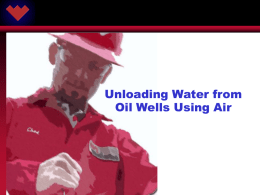 Unloading Water from Montana Oil Wells utilizing Air