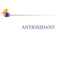 ANTIOXIDANT - Dr rer. nat. Rubin Gulaboski