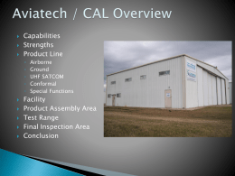 Aviatech / CAL Overview - Aviatech Corporation-Home