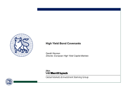 High Yield Covenants - Merrill Lynch