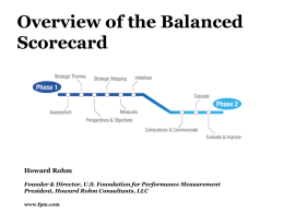 Balanced Scorecard Overview
