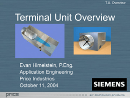 Terminal Unit Overview