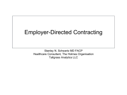 Employer-Directed Contracting