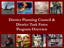 District Planning Councils