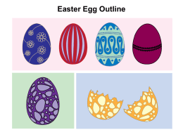 Easter Egg Template - Presentation Magazine