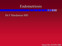 Endometriosis - Isfahan University of Medical Sciences