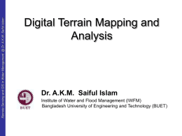 GIS and Remote Sensing in Water Resources Management