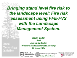 Fire Risk Assessment Tools in LMS.