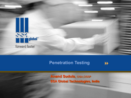 Penetration Testing - ISACA