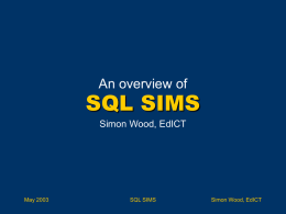 SQL SIMS - Somerset County Council elections
