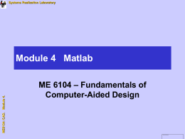 Module 4 Matlab - Georgia Institute of Technology