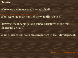 The Common School Era PowerPoint