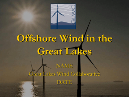 Offshore Wind in the Great Lakes - Dashboard