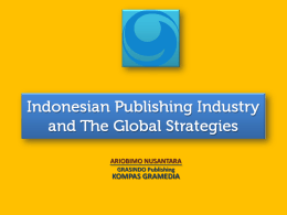 Global strategies and vision of the publishing industry in