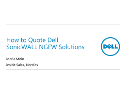 Dell presentation template Standard 4:3 layout