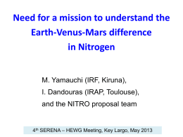 Need for a mission to understand the Earth-Venus