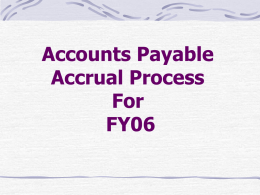 Accrual Manual For Accounts Payable FY02