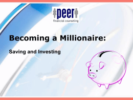 Becoming a Millionaire: