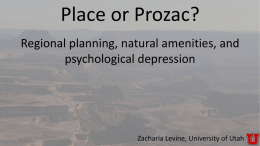 Natural amenities and psychological depression: … Regional